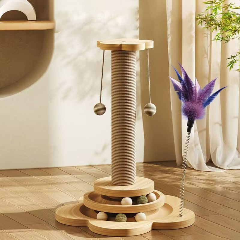 🐱🔥 50% RABATT 🧸 Multifunktionaler Kratzbaum für Katzen – spielen, kratzen & entspannen in einem 🐾 platzsparend & stabil