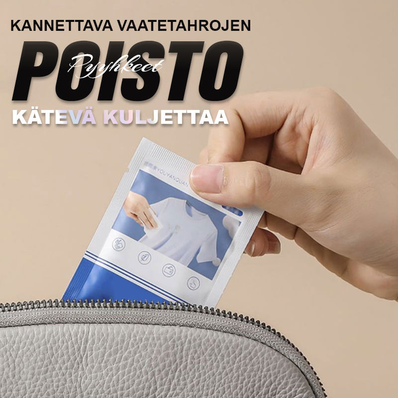 Houstonnd® Tragbare Fleckenentfernungstücher für Kleidung