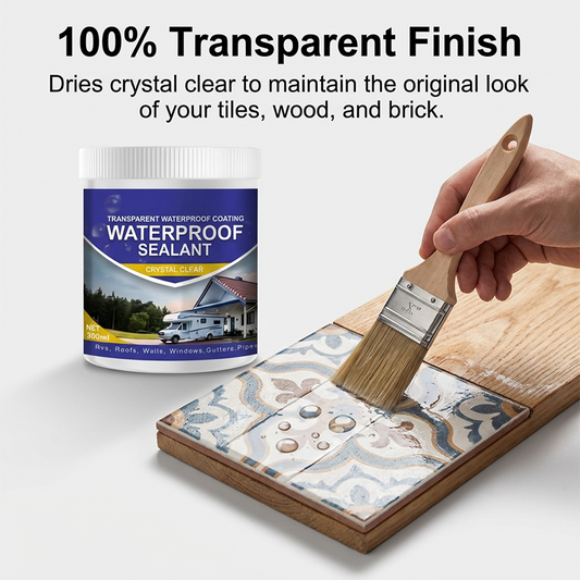 🛠️ KAUFE 2, ERHALTE 1 GRATIS! ✨ Transparente Wasserdichte Versiegelung für Alle Oberflächen – Unsichtbarer Schutz, Langanhaltend & Ideal Für Holz, Fliesen & Glas 🏠