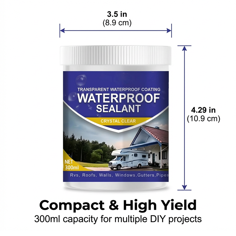 🛠️ KAUFE 2, ERHALTE 1 GRATIS! ✨ Transparente Wasserdichte Versiegelung für Alle Oberflächen – Unsichtbarer Schutz, Langanhaltend & Ideal Für Holz, Fliesen & Glas 🏠