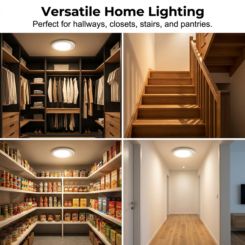 🔥LIMITIERTES ANGEBOT 50% RABATT💡🔋Wiederaufladbare LED-Deckenleuchte mit Bewegungssensor & Fernbedienung – USB-Aufladbar, Farbwechsel, Einfache Montage ✨