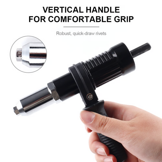 🔧🔩 50% RABATT! Adapterset für elektrische Nietpistole – Verschiedene Mundstückgrößen, robust & passgenau – Ideal für Kfz, Blech- & Metallbau ✨