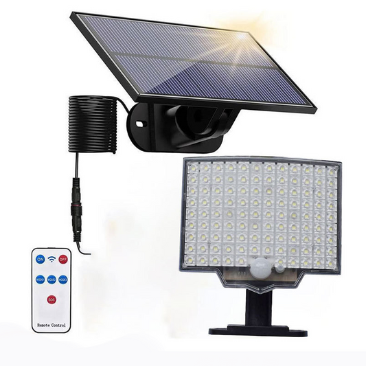 💐50% RABATT! Solar Bewegungsmelder Außenleuchte – 106 LEDs, Automatisch bei Nacht 🌙🔦【Sonderpreis】
