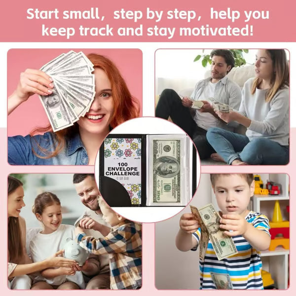 ⏰Letzte 4 Stunden 50 % Rabatt🎁100-Tage-Spar-Challenge mit Umschlägen✉️💸