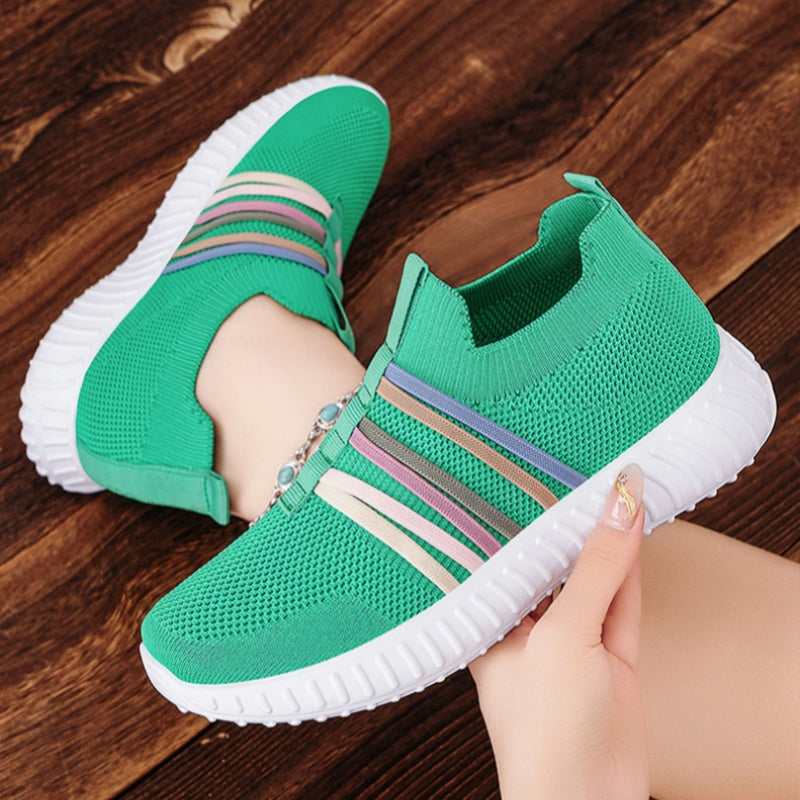 👟 🏃 Atmungsaktive Damen-Sneaker aus Mesh zum Hineinschlüpfen – Leicht, Bequem & Perfekt Für Den Alltag 🌸