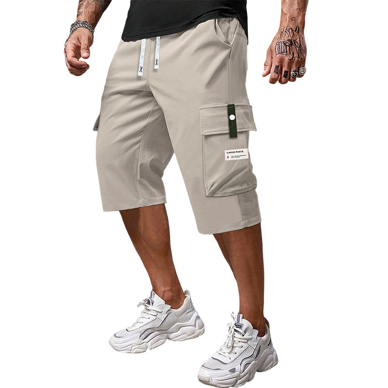⏳Begrenzte Zeit 50% Rabatt💥Lässige Herren-Workwear-Hose mit Kordelzug und 7/8-Schnitt
