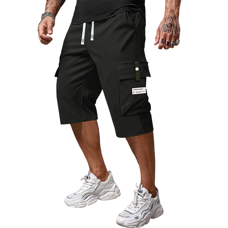 ⏳Begrenzte Zeit 50% Rabatt💥Lässige Herren-Workwear-Hose mit Kordelzug und 7/8-Schnitt