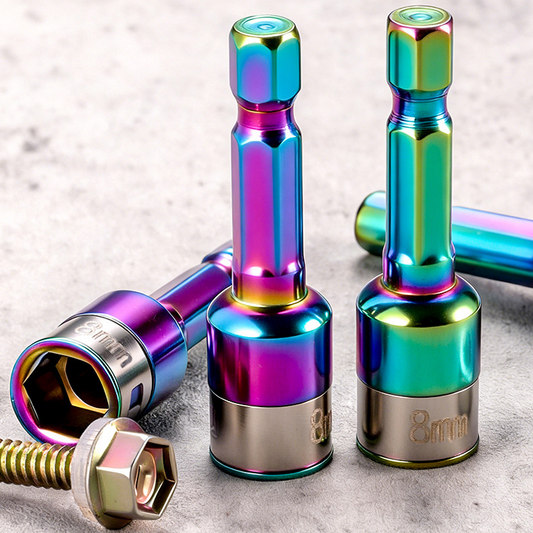 🔧⚙️ 50% RABATT! 8 mm Sechskantschaft-Stecknuss aus Chrom-Vanadium-Stahl – Hochfest, langlebig & für alle gängigen Ratsche ✨