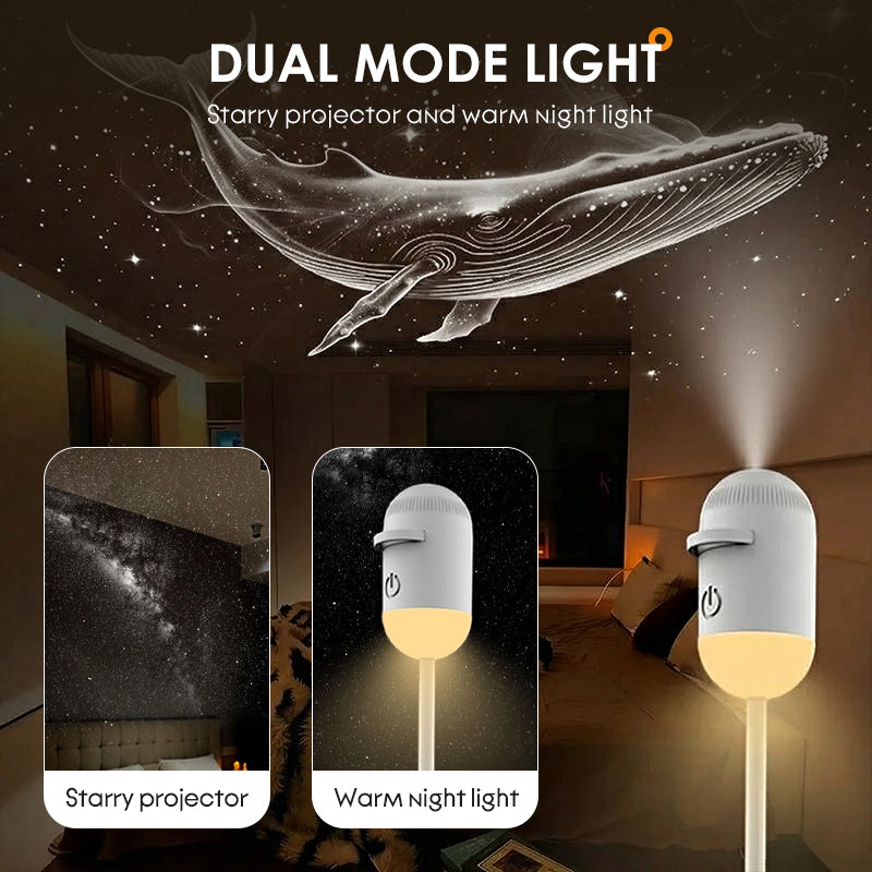 🌌✨ 50% RABATT! 2-in-1 Sternenhimmel-Projektor & Nachtlicht – Beruhigende Galaxie-Projektion – Perfekt für Kinderzimmer, Schlafzimmer & Entspannung – schafft eine magische Atmosphäre 🔥
