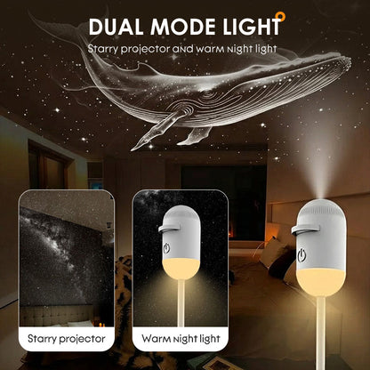 🌌✨ 50% RABATT! 2-in-1 Sternenhimmel-Projektor & Nachtlicht – Beruhigende Galaxie-Projektion – Perfekt für Kinderzimmer, Schlafzimmer & Entspannung – schafft eine magische Atmosphäre 🔥