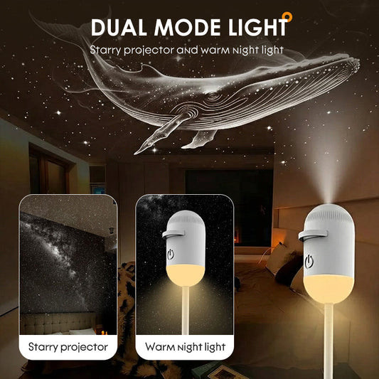 🌌✨ 50% RABATT! 2-in-1 Sternenhimmel-Projektor & Nachtlicht – Beruhigende Galaxie-Projektion – Perfekt für Kinderzimmer, Schlafzimmer & Entspannung – schafft eine magische Atmosphäre 🔥