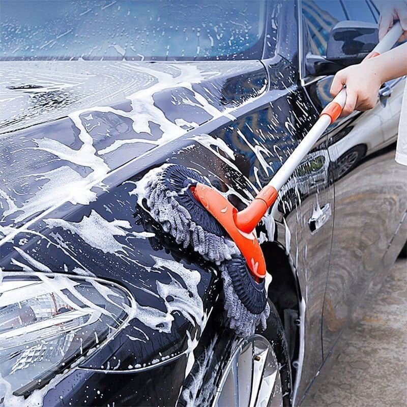 🚗🔥 HEISSER VERKAUF! Teleskop-Autowaschbürste mit Doppelschicht-Borsten – Schonend, effektiv & verstellbar für die perfekte Fahrzeugpflege ✨