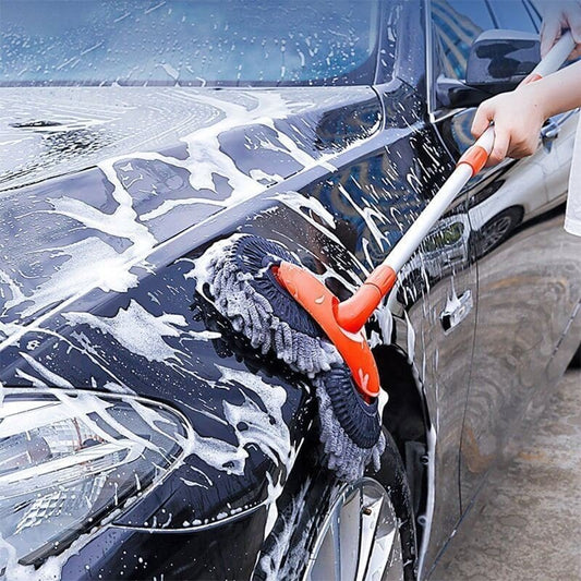 🚗🔥 HEISSER VERKAUF! Teleskop-Autowaschbürste mit Doppelschicht-Borsten – Schonend, effektiv & verstellbar für die perfekte Fahrzeugpflege ✨