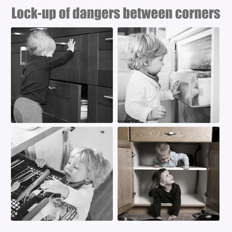 2er-Set multifunktionale kindersichere Kühlschrankverschlüsse🛡️Man muss sich keine Sorgen mehr machen, dass die Kinder den Kühlschrank einfach so öffnen🌟