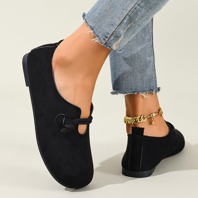 👞 LIMITIERT: 54% RABATT! 🔥 Bequeme Slip-On Schuhe aus Kunstvelours – Zeitloses Design mit Tauquaste für Office & Freizeit 🍂
