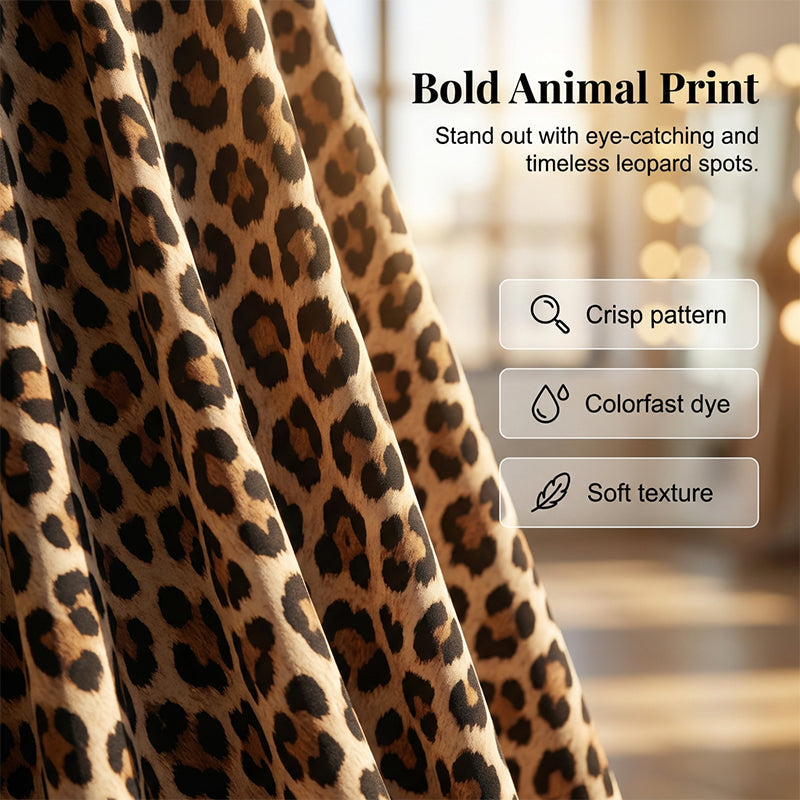 🐆 50% Rabatt! Damen Leopardenrock mit hoher Taille und Fischschwanzschnitt – leicht & knitterarm | vielseitig & beinverlängernd ✨