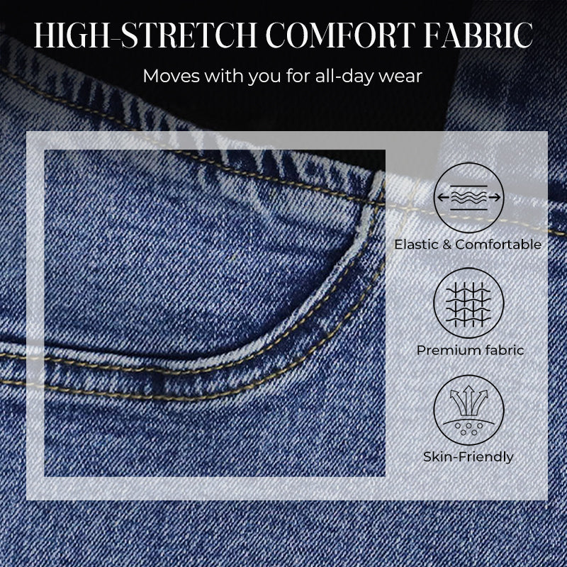 👖 LIMITED-TIME 50% RABATT! ✨ High-Waist Jeans – Stretch, Schlagschnitt, Figurbetont ✨