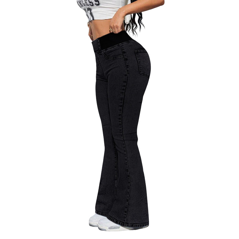 👖 LIMITED-TIME 50% RABATT! ✨ High-Waist Jeans – Stretch, Schlagschnitt, Figurbetont ✨