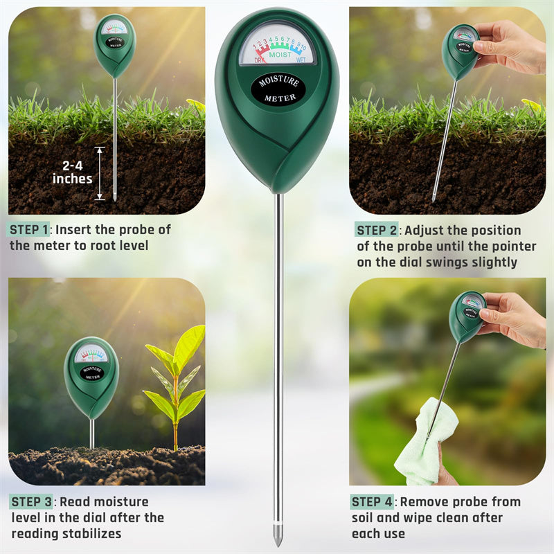 ⏰【Nur für kurze Zeit: 50 % sparen!】🌱Professionelles Bodenfeuchtigkeitsmessgerät für Zimmer- und Gartenpflanzen
