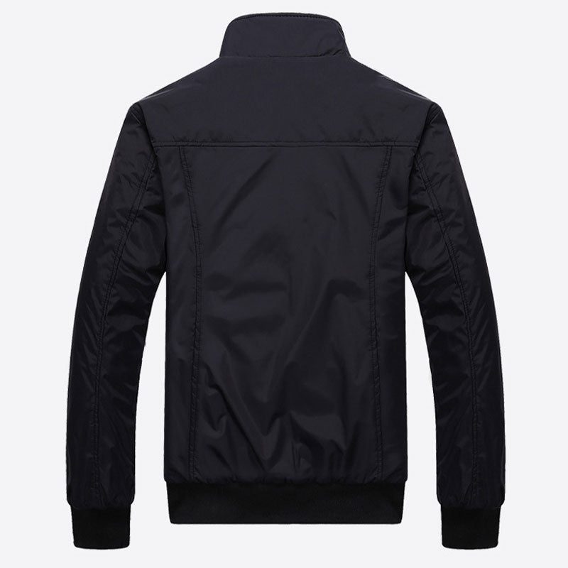 🧥60 % Rabatt! Lässige Business-Jacke für Herren – Elegante Windjacke aus Nylon, mit mehreren Taschen und Stehkragen 🌬️💼