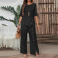 🌞Frühlingserwachen: 50% Rabatt!✨Boho Zweiteiler für Damen: Fließendes Hosen-Set mit asymmetrischem Saum & weitem Bein