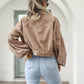 🌸🧥 Stylische kurze Cordjacke für Damen | Mit süßen Ballonärmeln