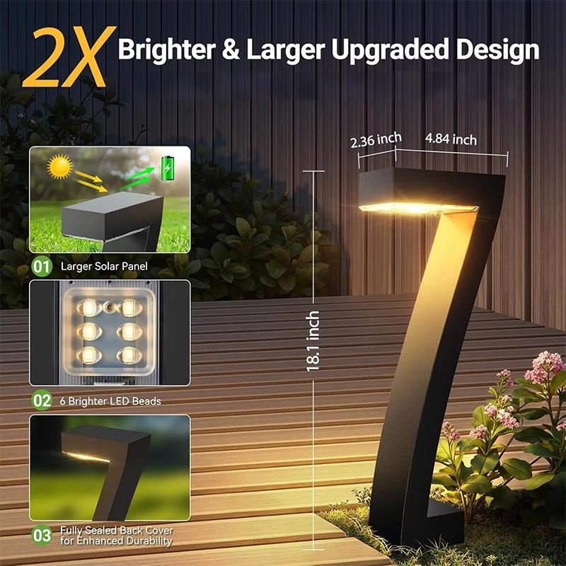 💡 50% RABATT! ☀️ Kreative Wasserdichte Solar-Wegeleuchten – Hocheffizient, Wetterfest, Null Stromkosten & Perfekt Für Garten & Einfahrt 🏡