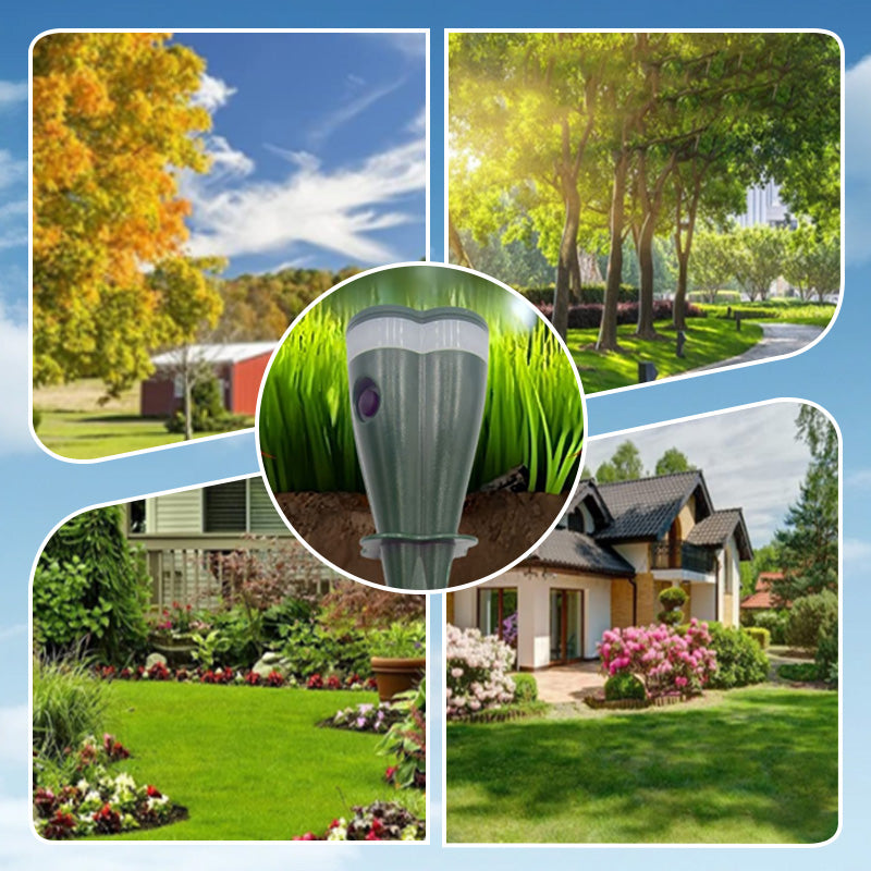 🌸Frühjahrsverkauf 50% Rabatt🌸 Solarbetriebenes wasserdichtes Schrauben-Maulwurfabwehrmittel