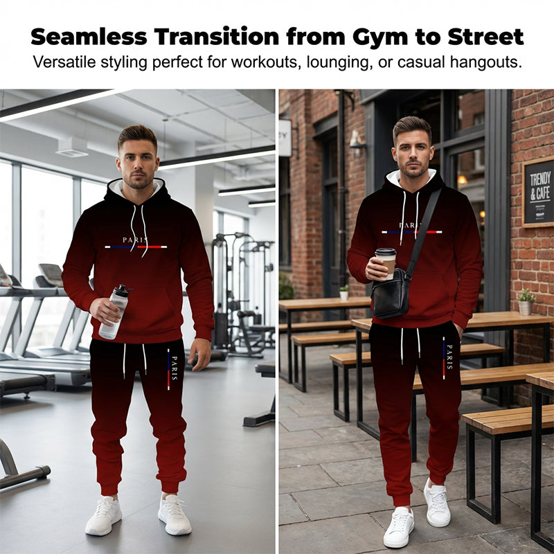 💎 -60% AUF DAS TRAININGSANZUG-SET! 💎 Herren-Set, Farbverlauf & Robust ✨