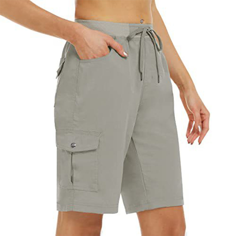 👗🔥 Cargo-Shorts für Damen – Schnelltrocknend, mit praktischen Taschen – bequem & funktional für Freizeit & Reise 🎒✈️