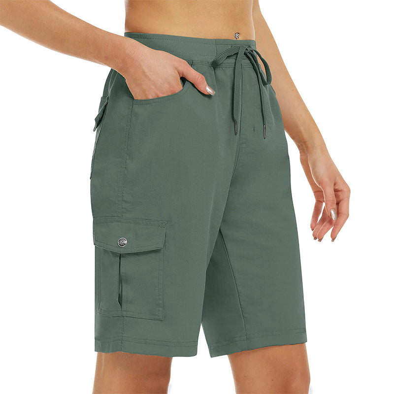 👗🔥 Cargo-Shorts für Damen – Schnelltrocknend, mit praktischen Taschen – bequem & funktional für Freizeit & Reise 🎒✈️
