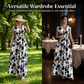 👗🌸 50% RABATT! Maxikleid mit Blumenmuster, V-Ausschnitt und geraffter Taille – Feminin, leicht & perfekt für Sommer, Strand & Urlaub ✨