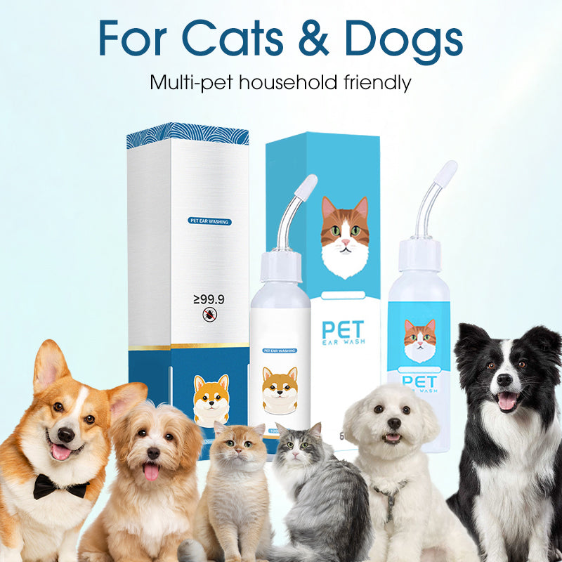 🐾👂 50% RABATT! Ohrenreiniger gegen Juckreiz für Hunde & Katzen – Sanft, entzündungshemmend & entfernt Ohrenschmalz – Für saubere, gesunde Ohren ✨