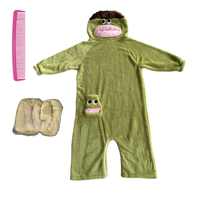 🧸🐟 Eleganz braucht keine Worte – Kuscheliger Pyjama aus Korallenfleece mit Figuren – 50% RABATT! Weich, warm & perfekt für kühle Nächte & entspannte Wochenenden ✨