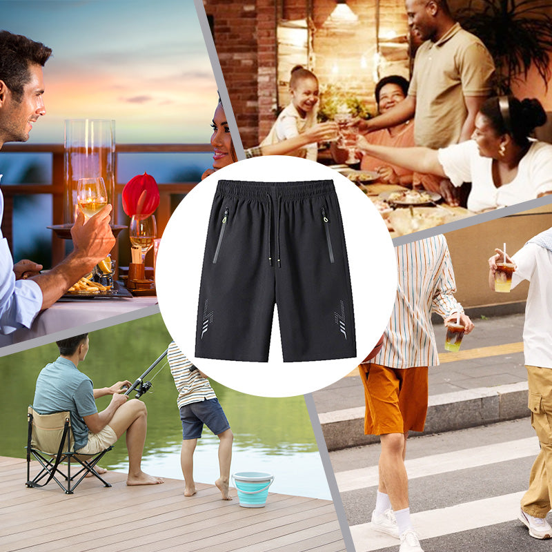 🩳 50% RABATT! 🔥 3er-Pack kühlende Sportshorts – Luftige & schnell trocknende Shorts – Leicht & bequem – ideal für Sommer, Training oder Entspannung ☀️🏃‍♂️✨