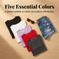 5er-Pack vielseitige unifarbene T-Shirts