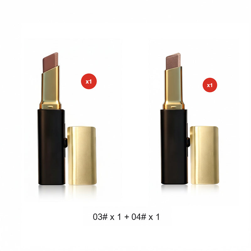 💄 50% RABATT! ✨ Instant Glow Zweifarbiger Lidschatten-Stift – Langanhaltend, Cremige Textur & Perfekt Für Einen Strahlenden Blick 👁️