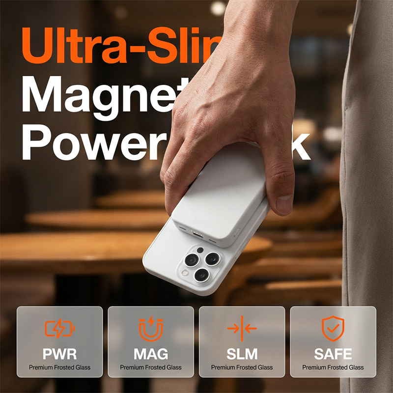 🔋📱 50% RABATT! 3-in-1 Magnetische kabellose Powerbank mit zwei Kabeln – Kabellos laden, gleichzeitig kabelgebunden & magnetisch – für unterwegs, Büro & Reisen ✨