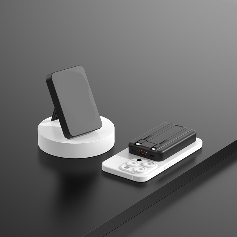 🔋📱 50% RABATT! 3-in-1 Magnetische kabellose Powerbank mit zwei Kabeln – Kabellos laden, gleichzeitig kabelgebunden & magnetisch – für unterwegs, Büro & Reisen ✨