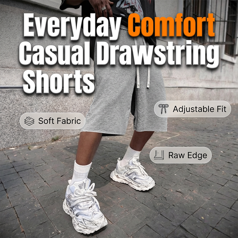 🩳 50% RABATT! 🔥 Herren Casual Shorts mit Kordelzug – Knielang, Bequem & Perfekt Für Jeden Tag ☀️