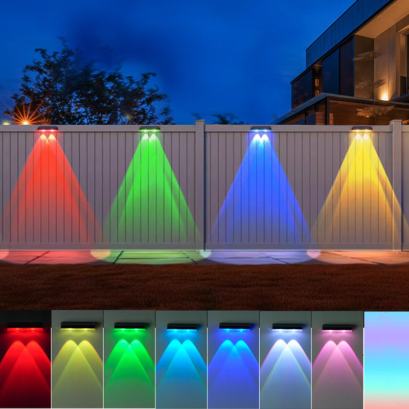Solar-Außenwandleuchte – 3 Farben & Regenbogen|Eine Gartenatmosphäre schaffen