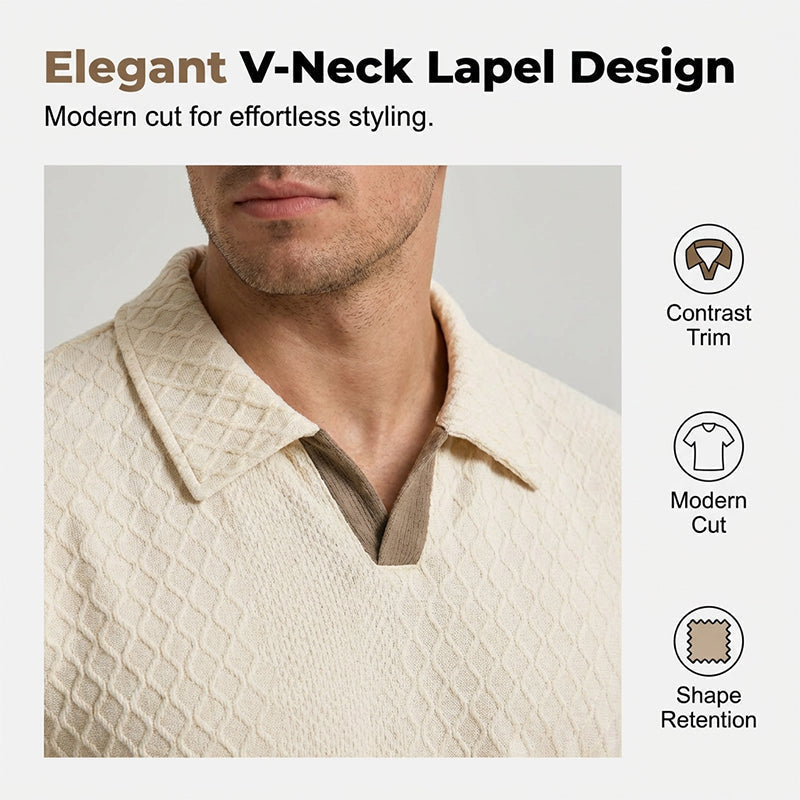 ✨Sommer-Sonderangebot 50% RABATT!☀️Neuheiten & Sonderangebote – Jacquard-Set aus T-Shirt und Shorts für Herren