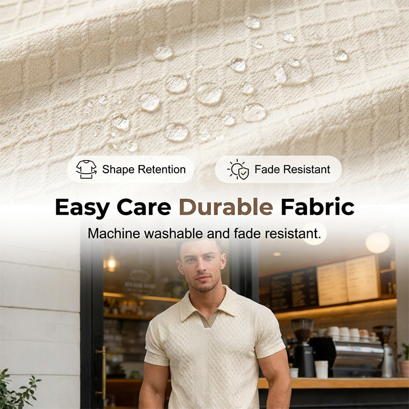 ✨Sommer-Sonderangebot 50% RABATT!☀️Neuheiten & Sonderangebote – Jacquard-Set aus T-Shirt und Shorts für Herren