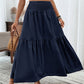 👗✨ Maxirock für Damen mit hoher Taille, Smok-Detail und A-Linien-Schnitt – 50% RABATT! Figurumarmend, lässig & perfekt für Alltag und festliche Anlässe 🌹