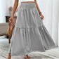 👗✨ Maxirock für Damen mit hoher Taille, Smok-Detail und A-Linien-Schnitt – 50% RABATT! Figurumarmend, lässig & perfekt für Alltag und festliche Anlässe 🌹