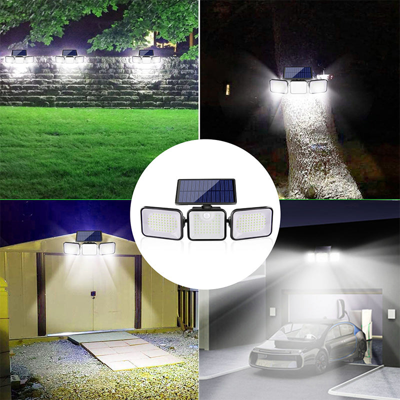 ☀️ LIMITIERTES ANGEBOT: 50% RABATT! 🏡 3-Kopf-Solar-Sicherheitsleuchte – Mit Bewegungsmelder, 360° Einstellbar & Wetterfest ✨