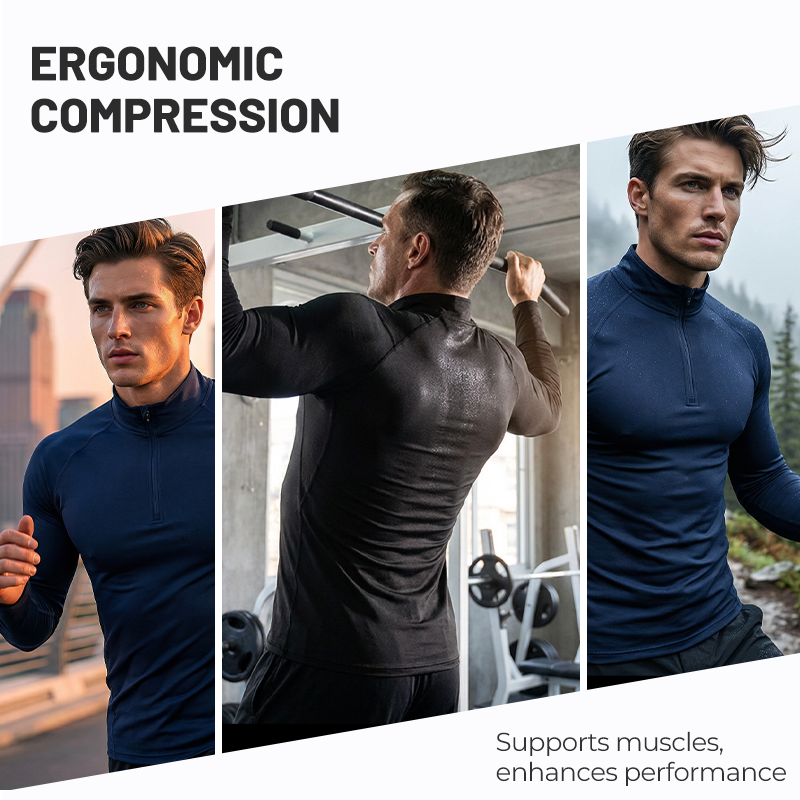 👕 50% RABATT! 💪 Hochelastisches Schnelltrocknendes Fitness-Shirt für Herren – Leicht, Atmungsaktiv & Ideal Für Sport & Training 🔥