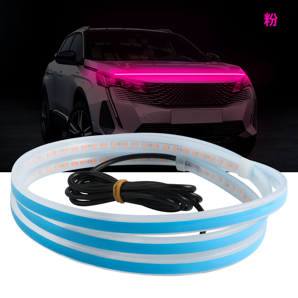 🚗 In 5 Min. zum High-Tech-Look – LED-Lichtleisten für die Motorhaube – Plug & Play, ohne Kabelsalat ✨