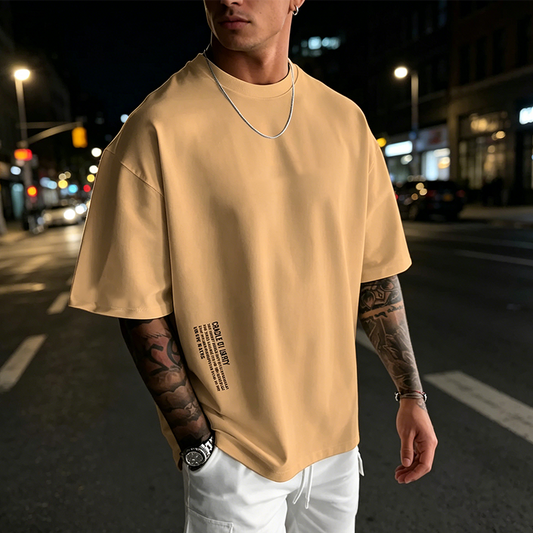 📢📢48% Rabatt!! ⏰Herren Urban Style Loose Fit Kurzarm-Shirt