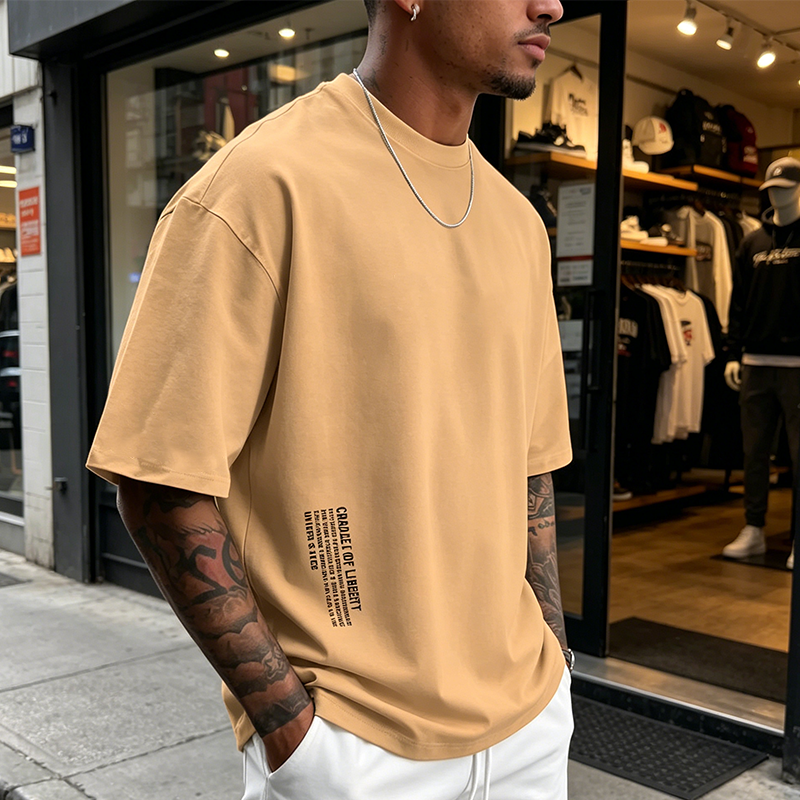 📢📢48% Rabatt!! ⏰Herren Urban Style Loose Fit Kurzarm-Shirt
